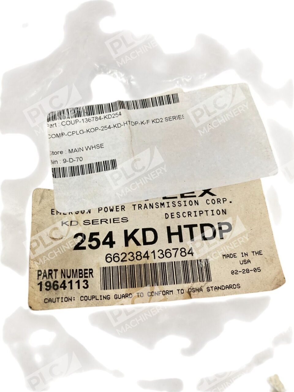 Emerson Kop-Flex Rexnord 662384136784 254 KD HTDP Shaft Coupling 1964113 - Image 2