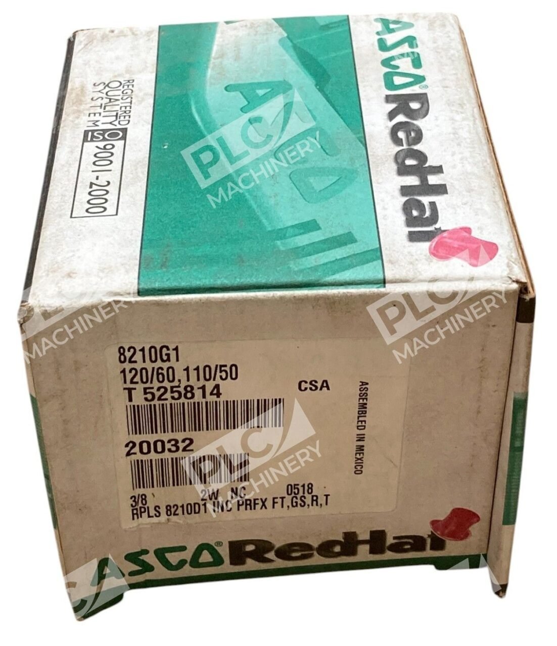 ASCO Red Hat 120/60 110/50 T525814 3-Way Solenoid Valve 8210G1