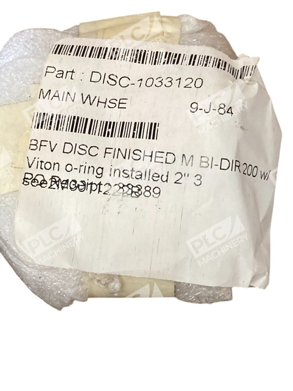 Norriseal WellMark 200 2" 3 806029 230187 A351 CF8M BFV Disc Finished 1033120