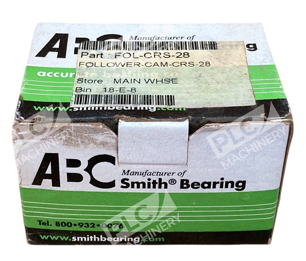 Smith Bearing ABC CRS-28 94397 Cam Follower CR-1-3/4-X