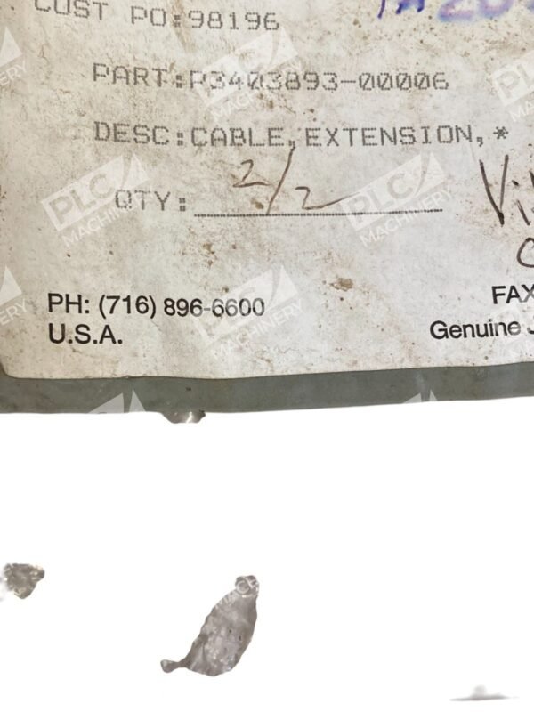 Bently Nevada P3403893-00006 Extension Cable 330930-040-00-00 - Image 5