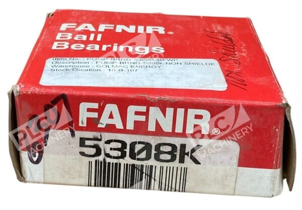 Fafnir 5308 C3 4N 27787 Non Shielded Ball Bearing 5308K