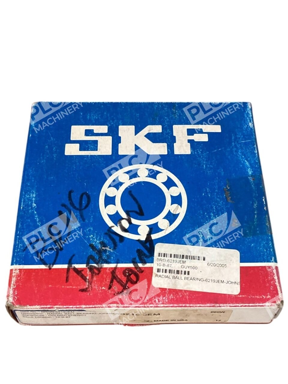 SKF 060W Deep Bore Groove Ball Bearing 6219 JEM
