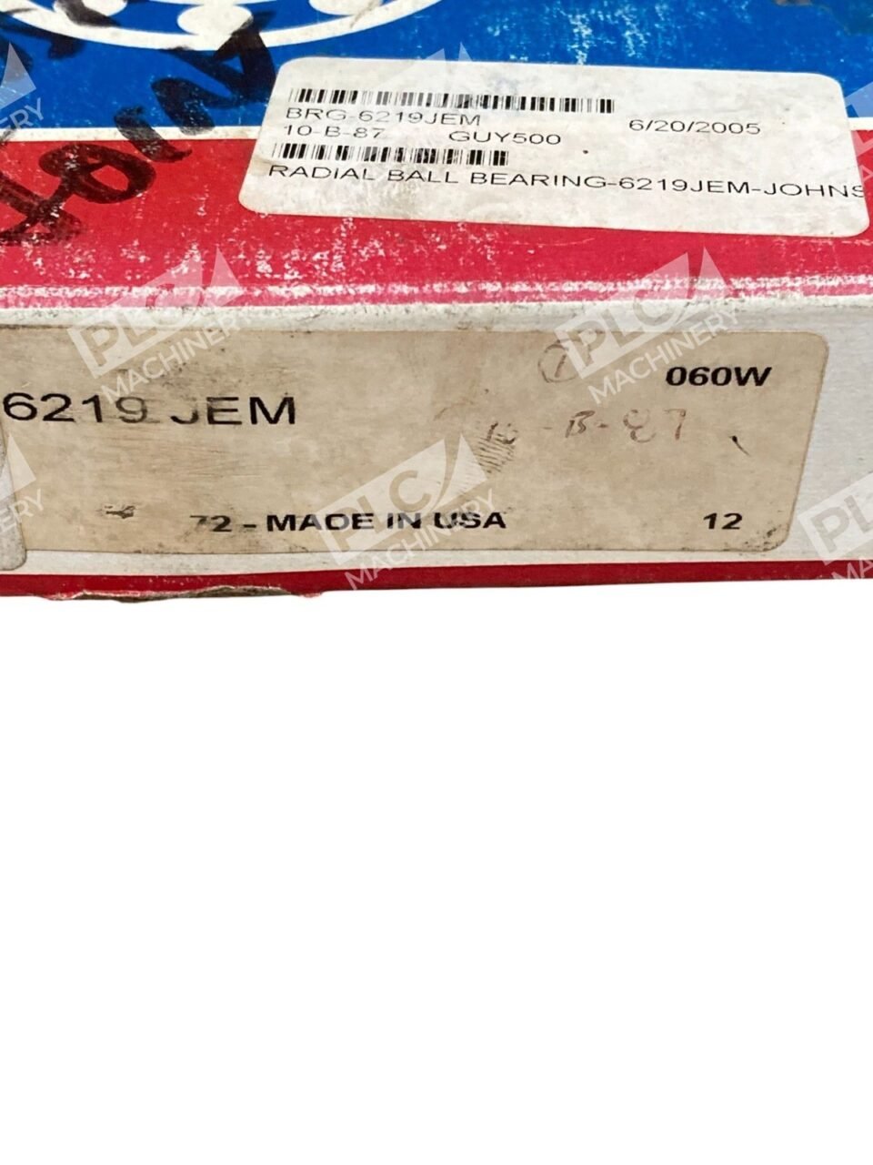 SKF 060W Deep Bore Groove Ball Bearing 6219 JEM - Image 2