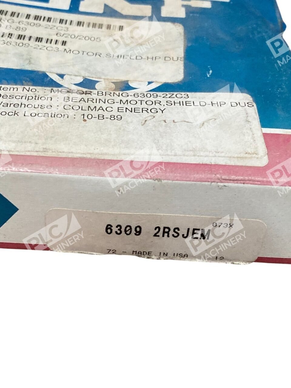 SKF 6309-2ZC3 Ball Bearing 6309 2RSJEM - Image 2