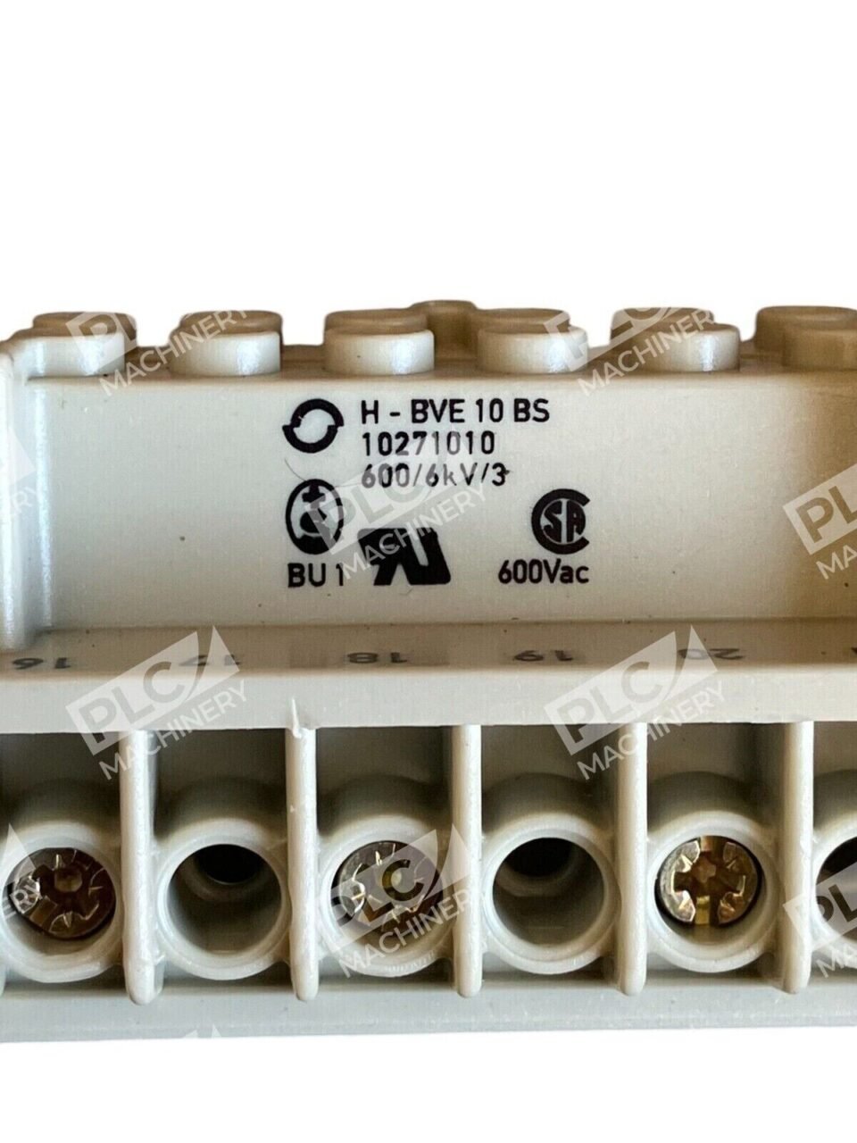 Harting 600 / 6kV / 3 10271010 Connector H-BVE-10-BS - Image 2