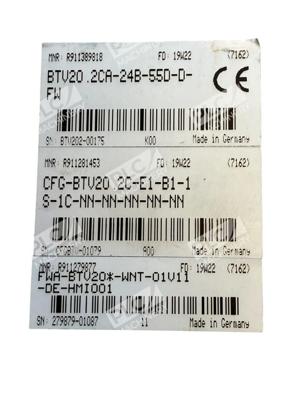 Indramat System 200 BTV20 .2CA-24B-55D-D-FW Operator Terminal R911389818 - Image 3