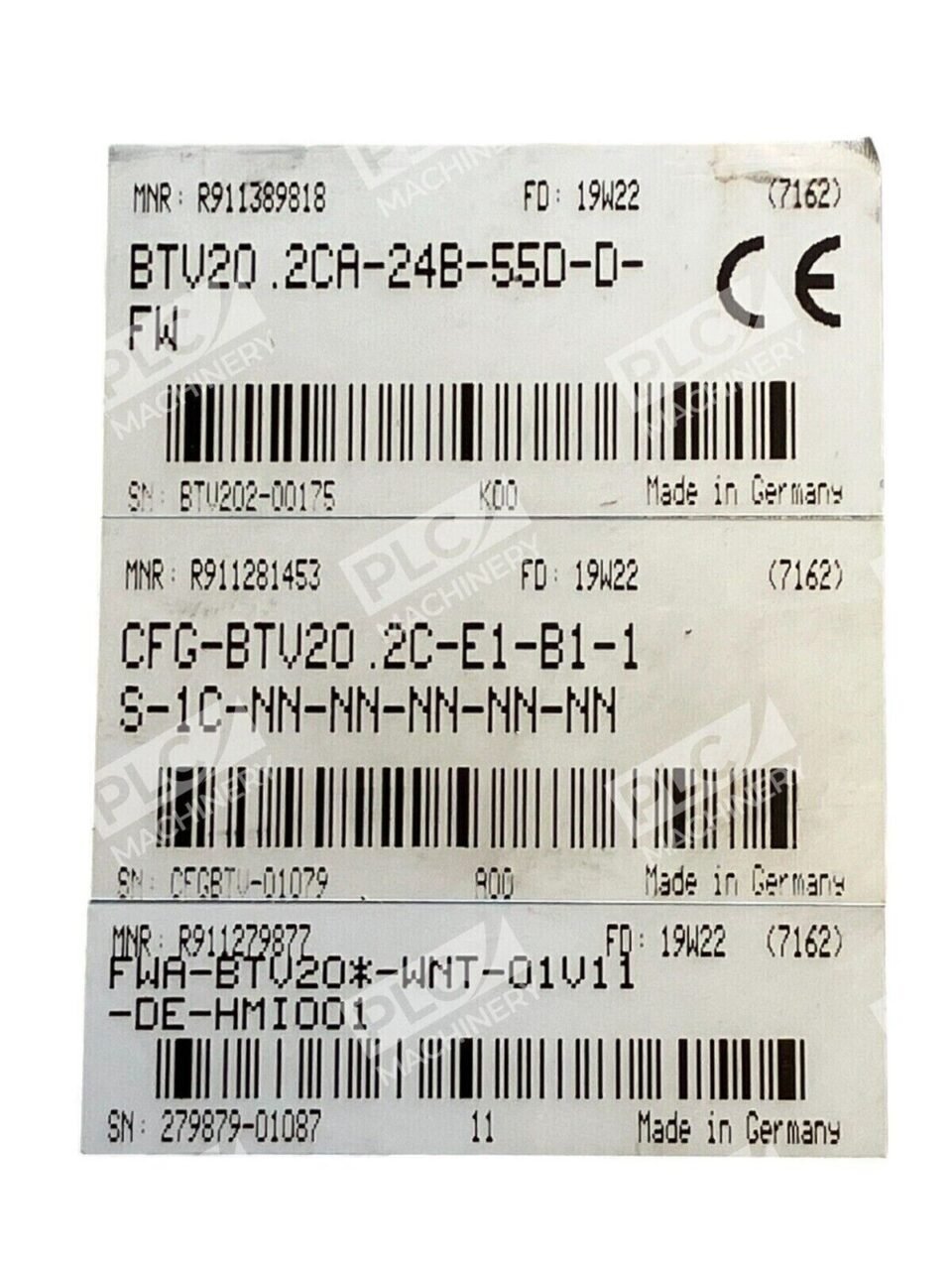 Indramat System 200 BTV20 .2CA-24B-55D-D-FW Operator Terminal R911389818 - Image 4