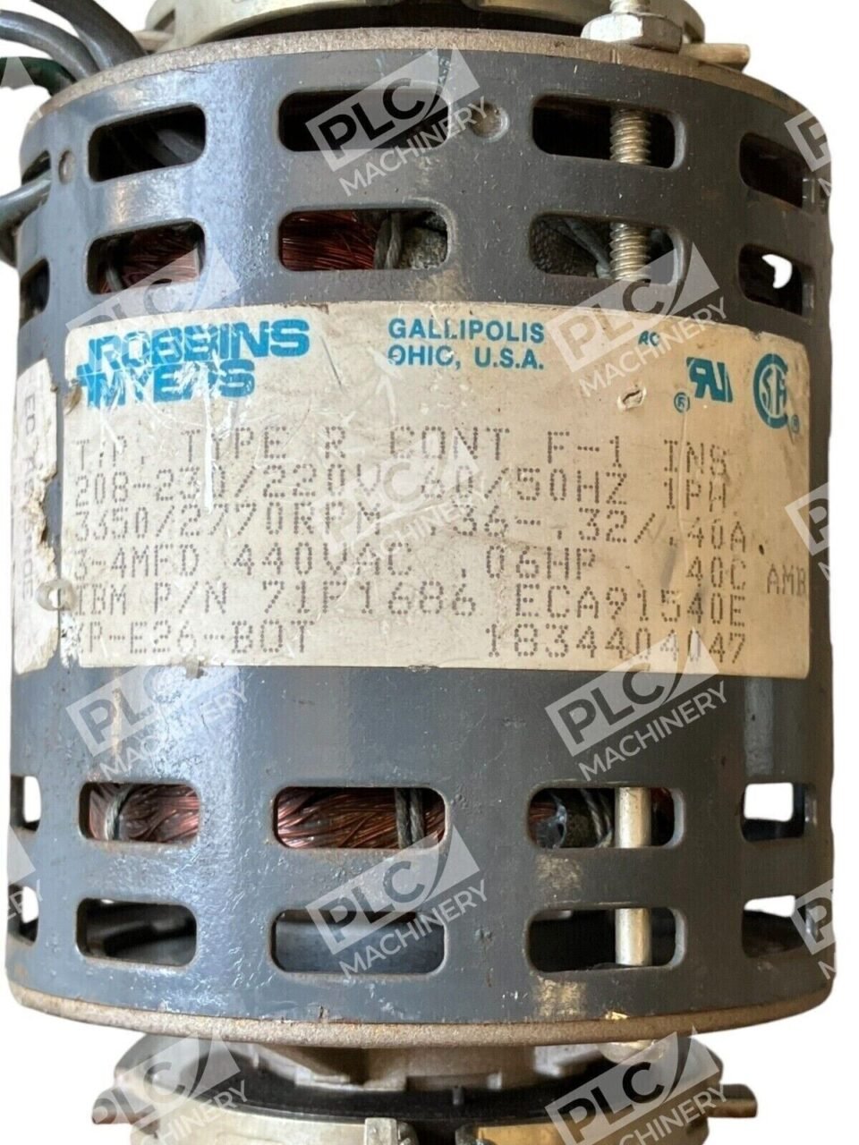 Robbins Myers .06HP 71F1686 Motor KP-E26-BOT - Image 2