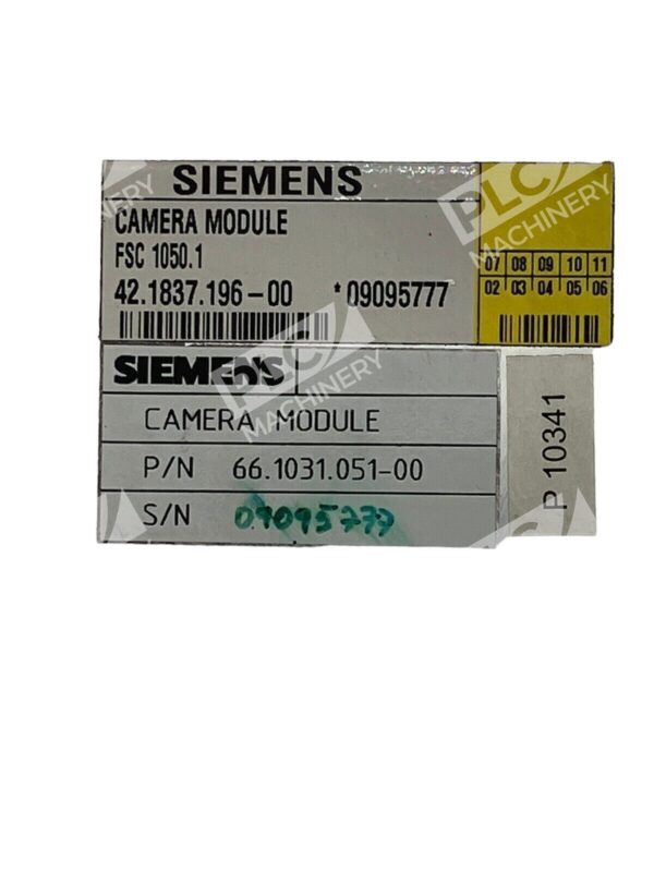 Siemens 66.1031.098-01 Dalsa Camera Head w/ Siemens 66.1031.051-01 Camera Module - Image 5