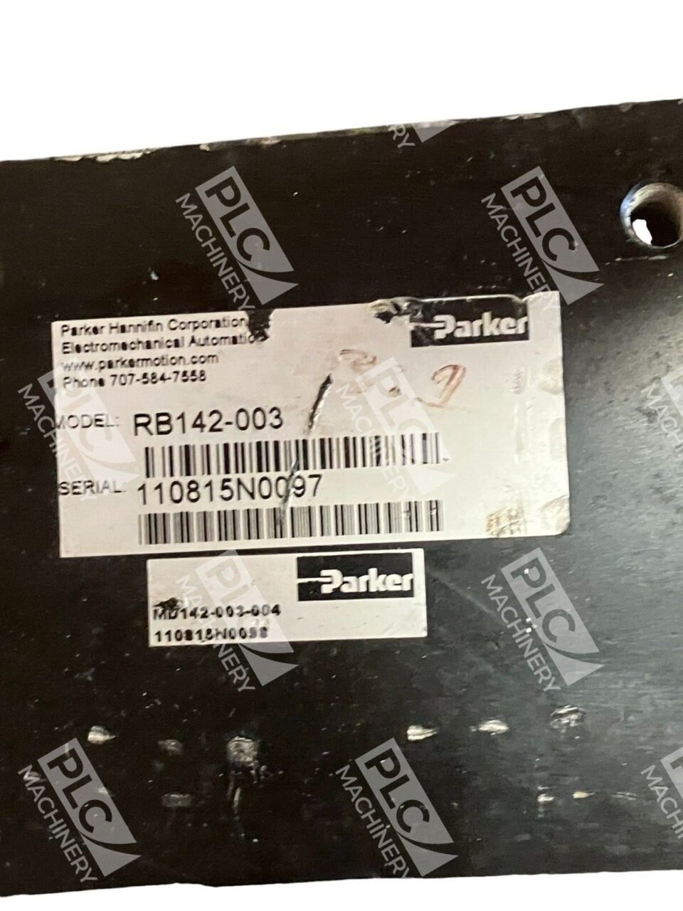 Parker RB142-003 3:1 Gearhead - Image 2