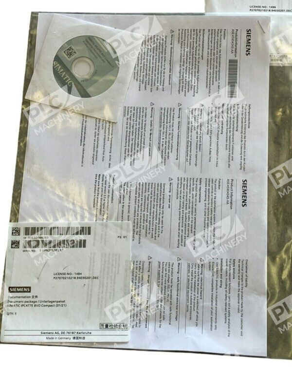 Siemens Simatic IPC477E BVO Compact (01/21) Operating Instructions A5E50666283