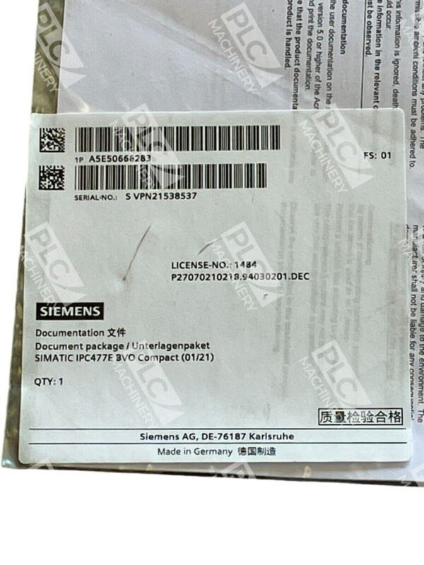 Siemens Simatic IPC477E BVO Compact (01/21) Operating Instructions A5E50666283 - Image 2