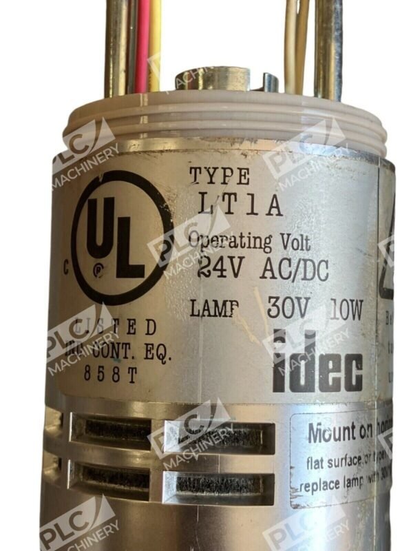 Idec 30V 10W 24V AC/DC 858T Tower Light Assembly LT1A - Image 2