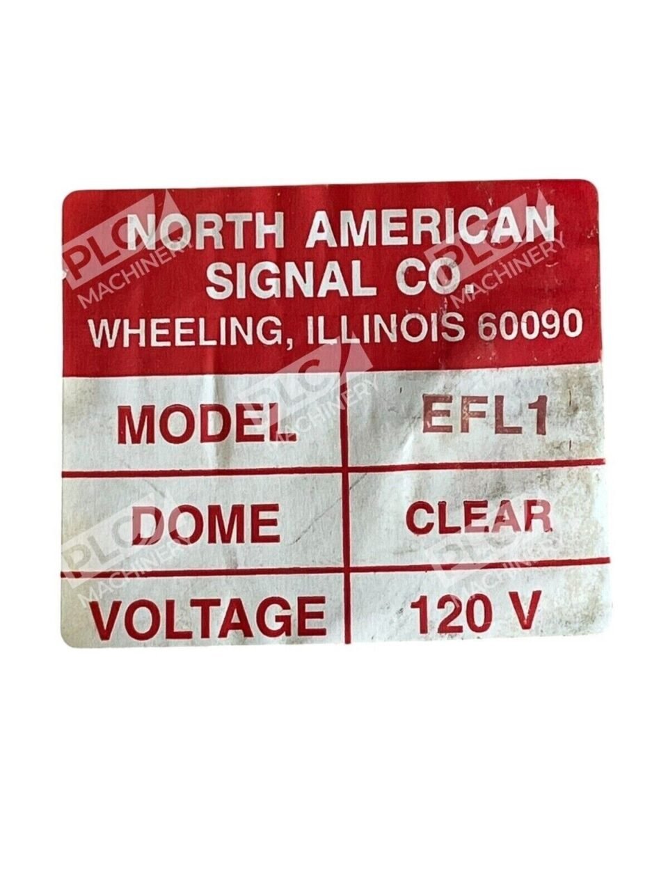 North American Signal Clear Dome 120V EFL1 - Image 2