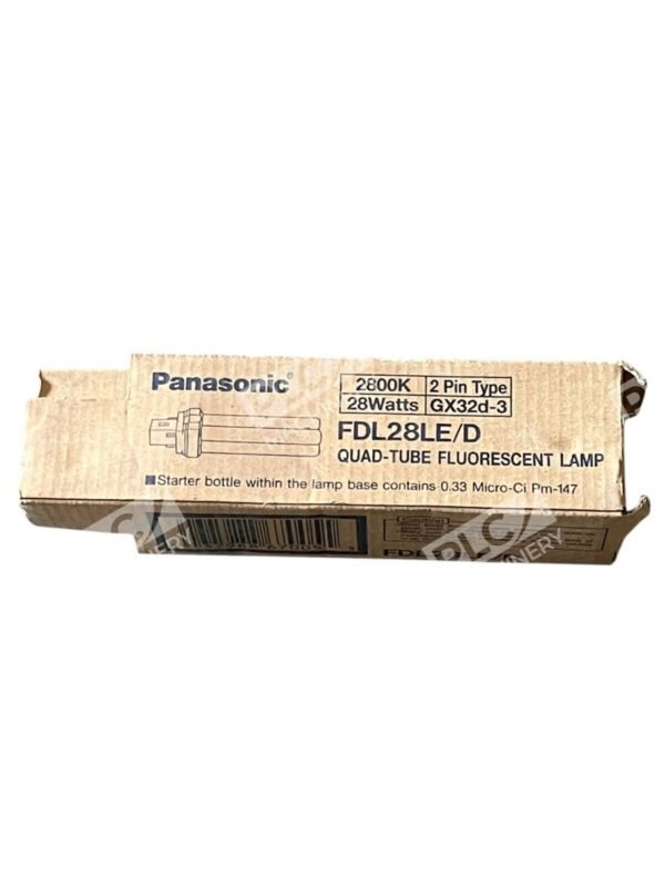 Panasonic 2800K 2Pin 28W GX32d-3 Quad-Tube Fluorescent Lamp FDL28LE/D