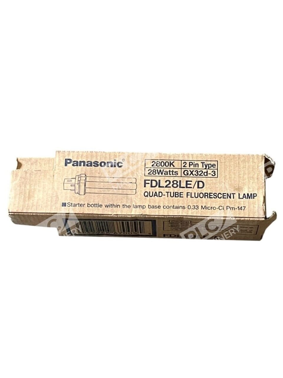 Panasonic 2800K 2Pin 28W GX32d-3 Quad-Tube Fluorescent Lamp FDL28LE/D
