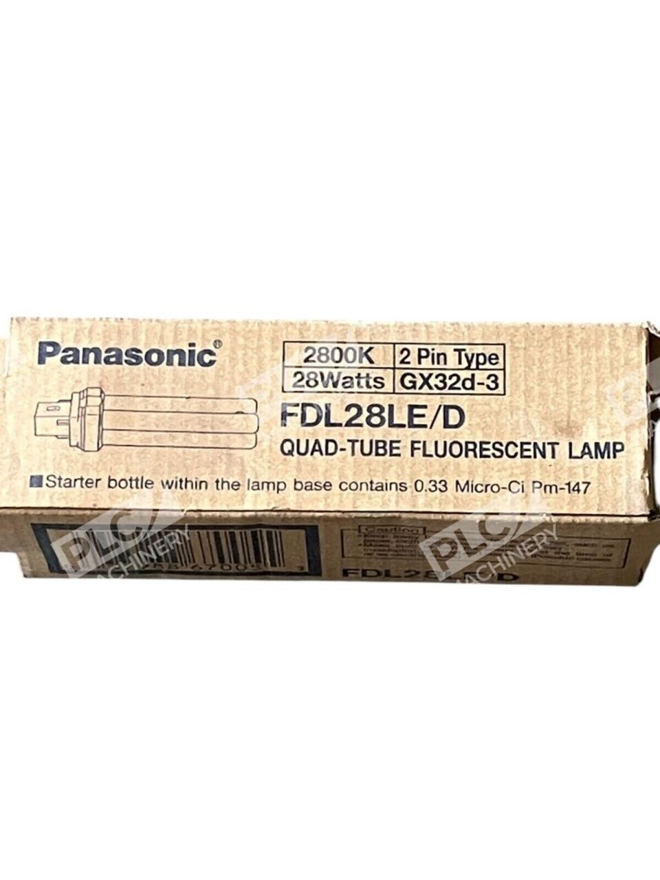Panasonic 2800K 2Pin 28W GX32d-3 Quad-Tube Fluorescent Lamp FDL28LE/D - Image 2