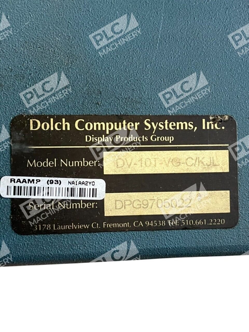 Dolch Computer Systems UltraGage Operator Interface DV-10T-VG-C/KJL - Image 2