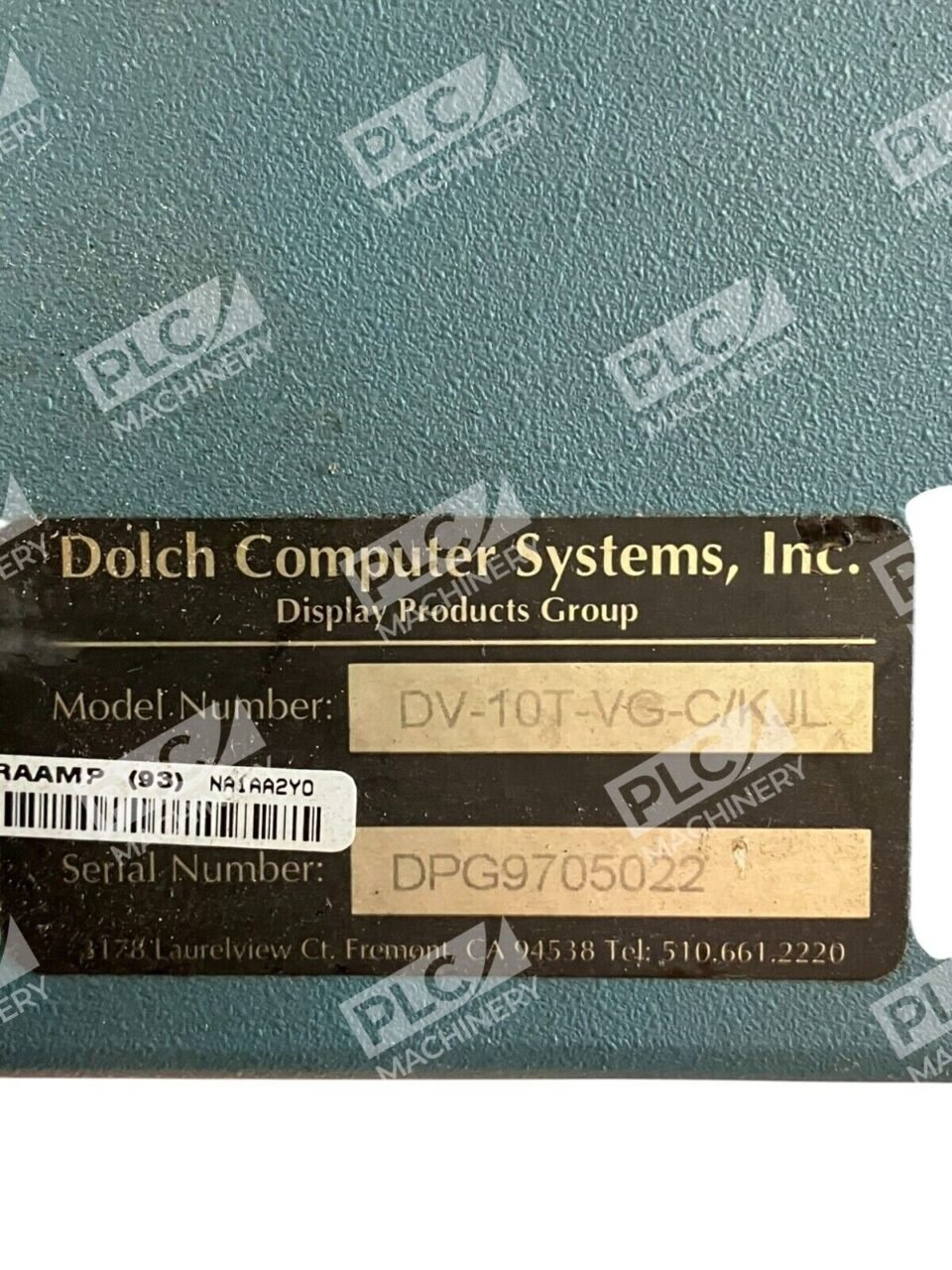 Dolch Computer Systems UltraGage Operator Interface DV-10T-VG-C/KJL - Image 3