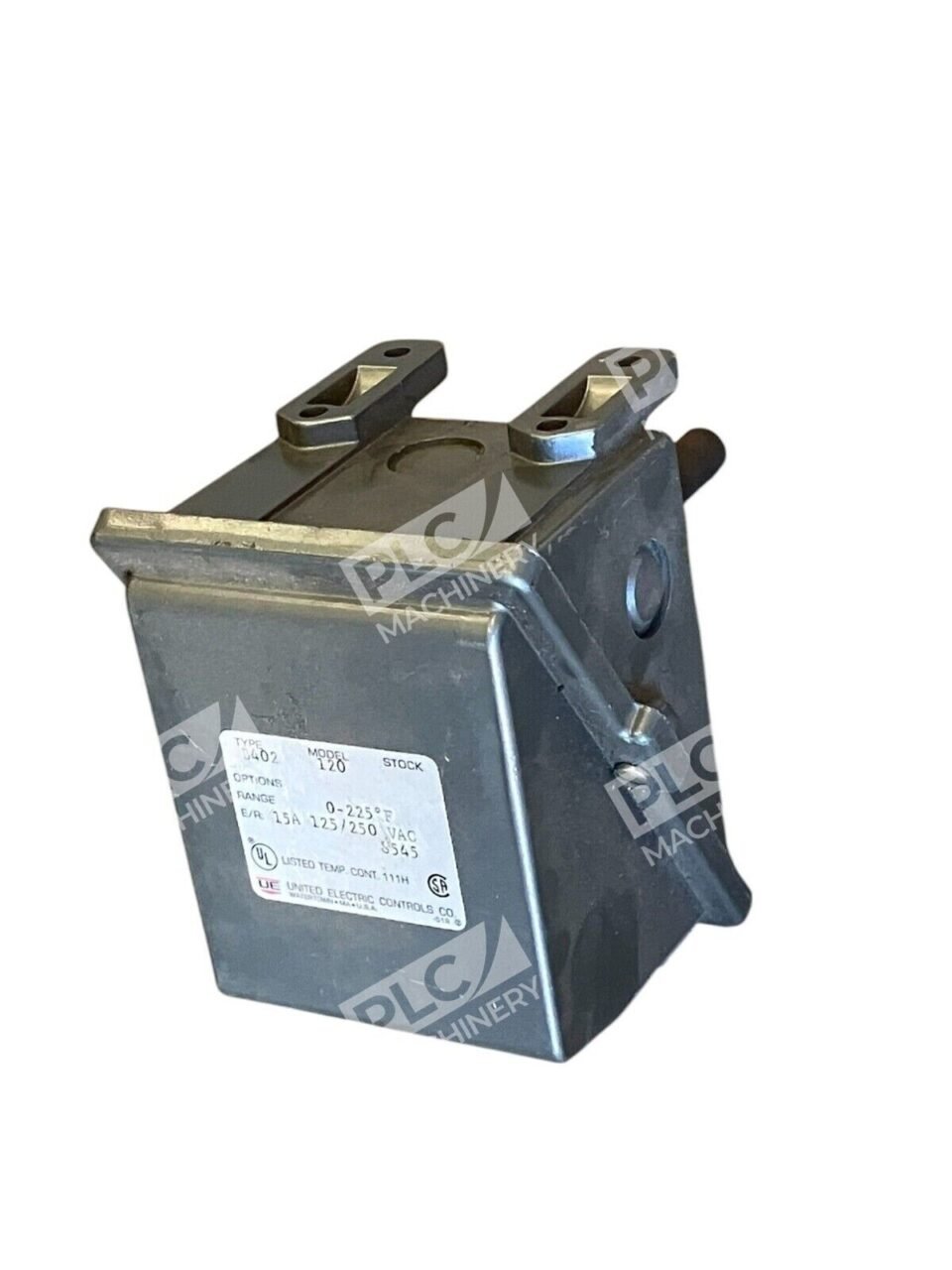 United Electric Controls UE 0-225F 15A 125/250VAC Temperature Switch B402-120