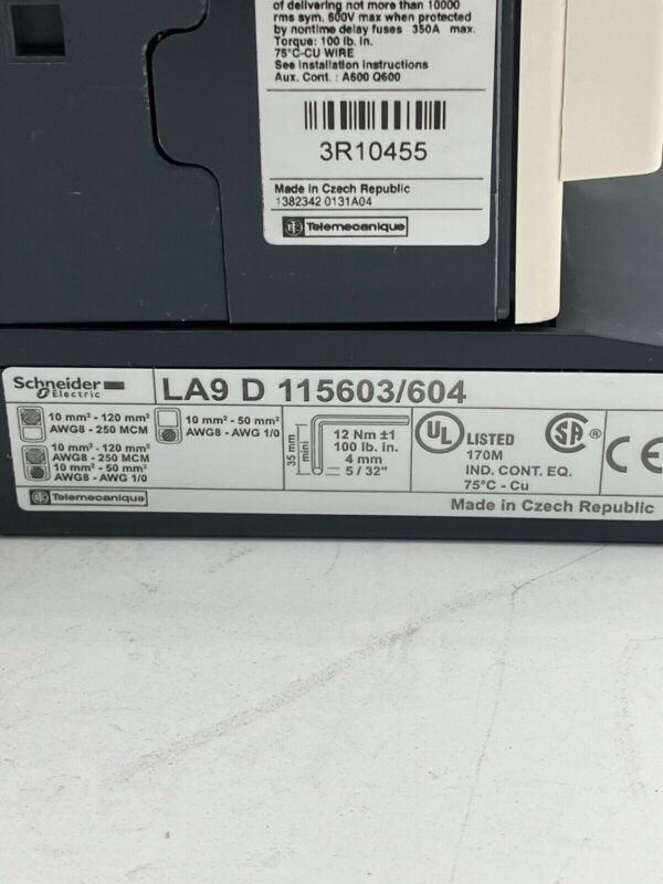 Schneider Electric LC1D150 w/ LA9 D 115603/604 - Image 9