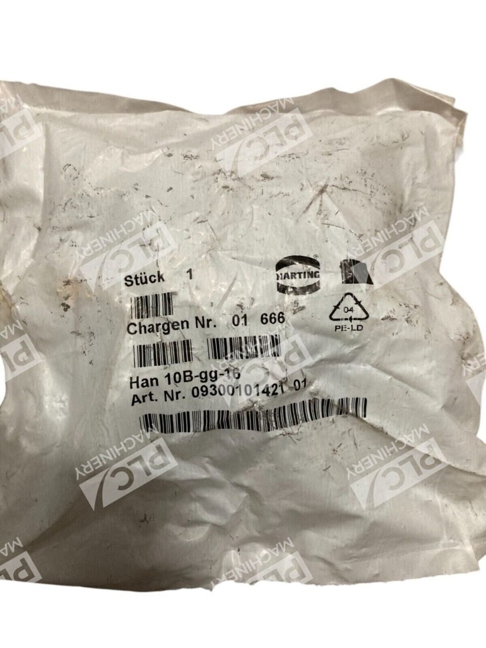 Harting 09300101421 01 01 666 Top Entry Hood HAN 10B-GG-16