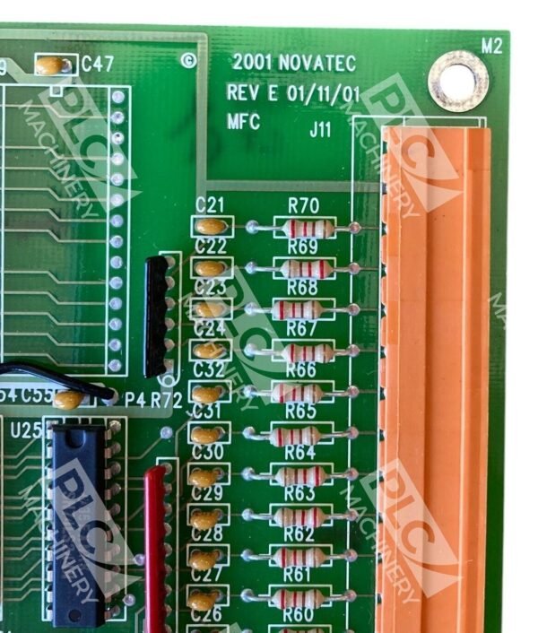 Novatec 04636 Rev N 2001 Rev E NT 1-0 4203 Dryer Board MCD-1002 - Image 2