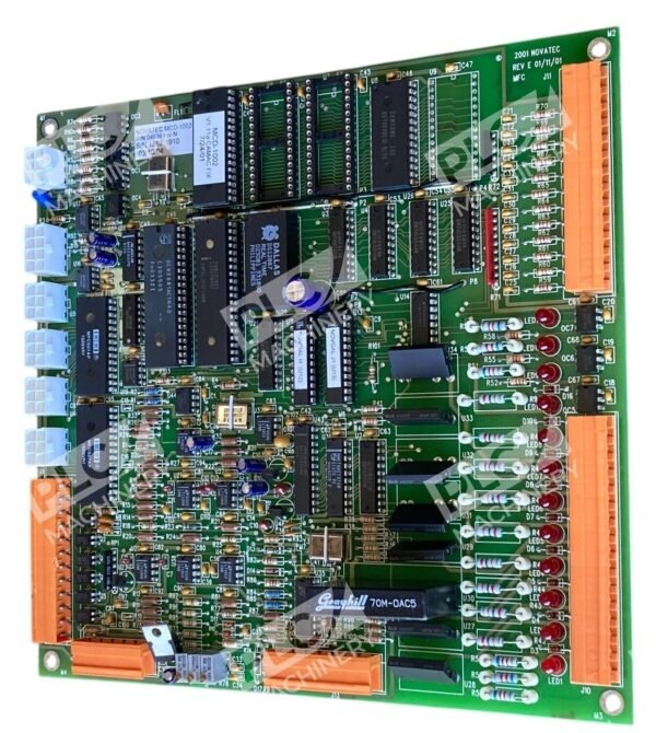 Novatec 04636 Rev N 2001 Rev E NT 1-0 4203 Dryer Board MCD-1002 - Image 5