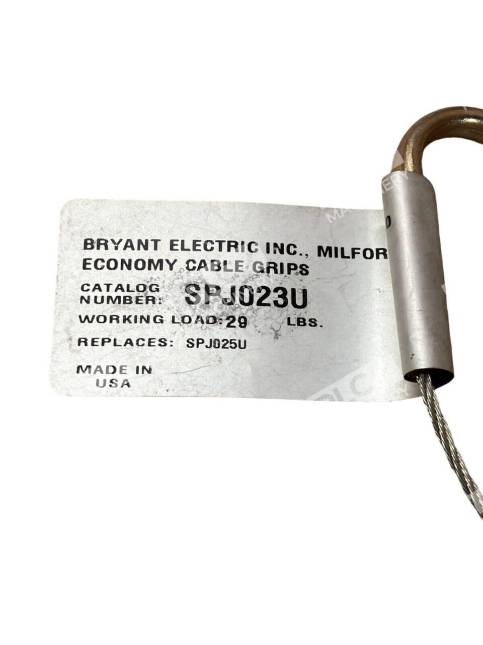 Bryant Electric SPJ023U Economy Cable Grip 29lbs Replaces SPJ025U (lot of 5) - Image 3