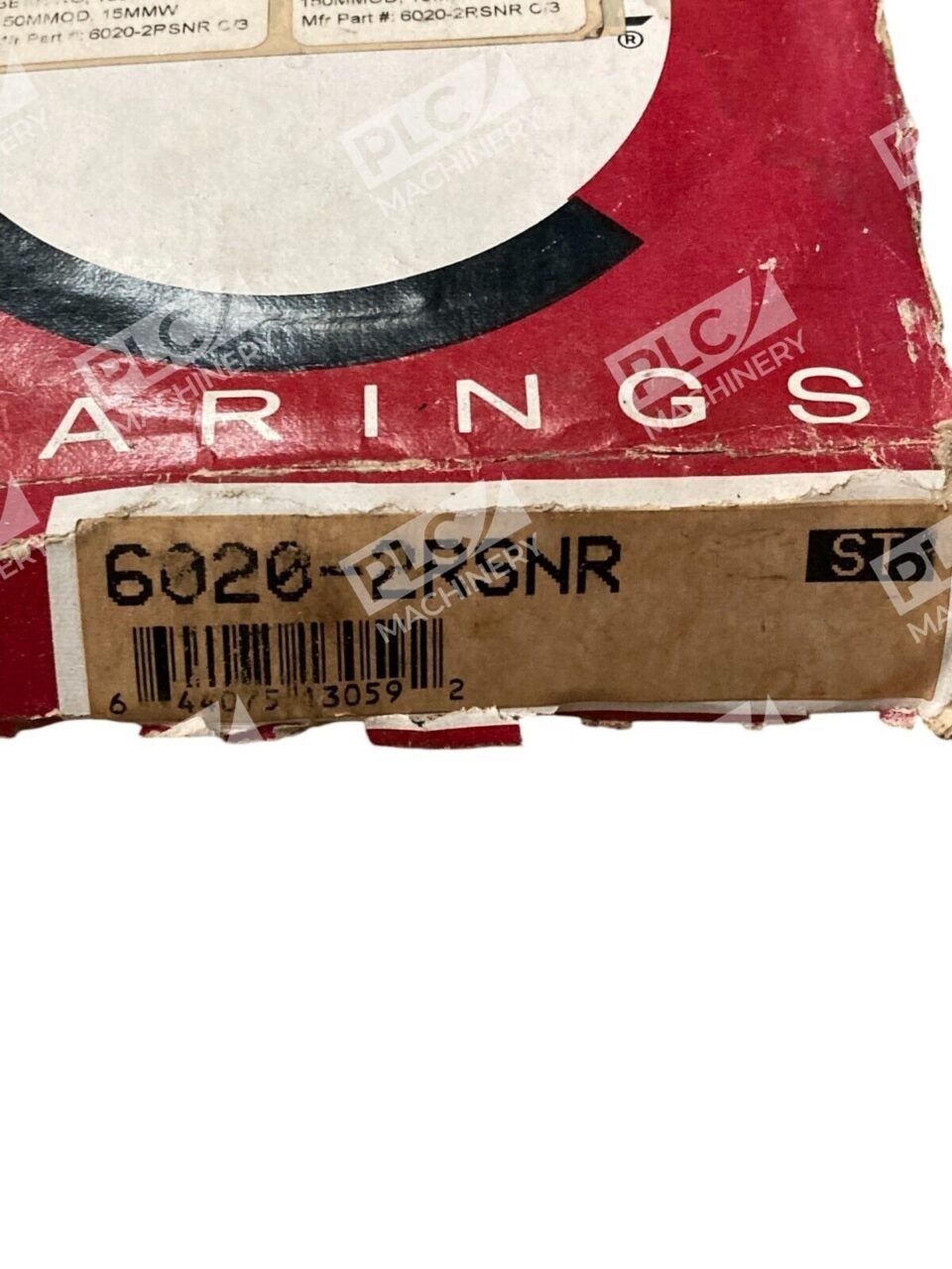 Precision Consolidated Bearings 100mm Bore Ball Bearing 6020-2RSNR - Image 2