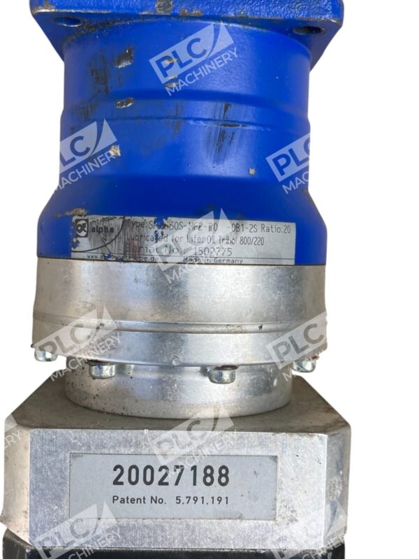 Schneider Alpha Reducer SP 060S-MF2-20-0B1-2S W/ Motor SM 070-60-010-P0-45-M1-B1 - Image 3