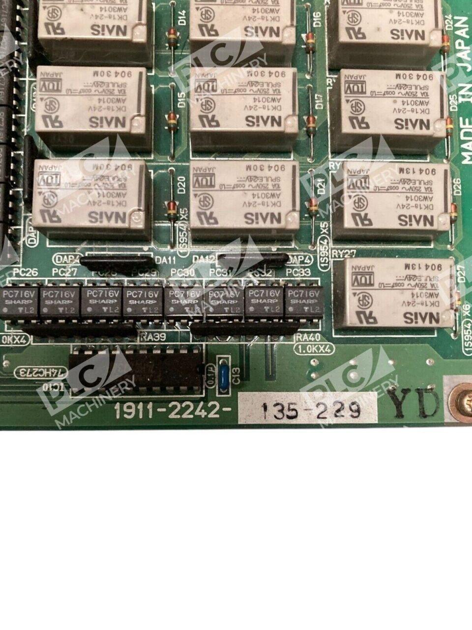 Okuma 1911-2242-135-229 OPUS7000 PC Controller Card E4809-045-175 - Image 3