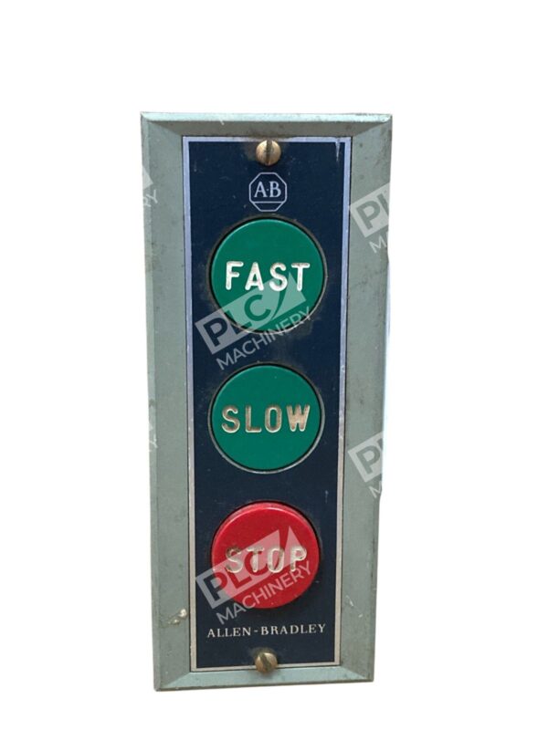 Allen Bradley 800S 3 Button Fast Slow Stop Push Button Control Station Cover