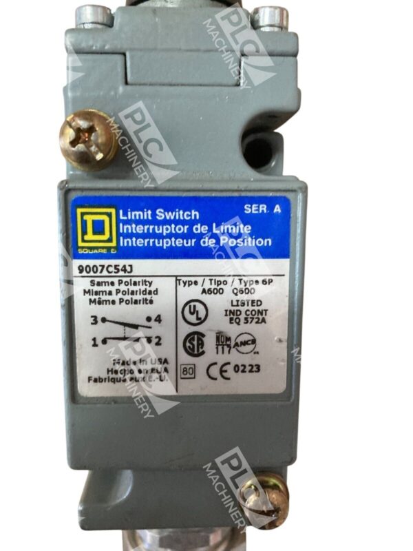 Square D 9007CT54 Limit Switch W/ Head & Cable 9007C54J /A - Image 2