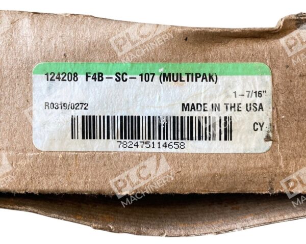 Dodge Baldor ABB 124208 1-7/16" R0319/0272 Pillow Block Bearing F4B-SC-107 - Image 2