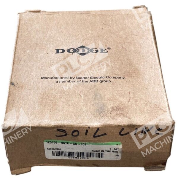 Dodge Baldor ABB 125156 1-1/2 R0913/2780 Pillow Block Bearing NSTU-SC-108