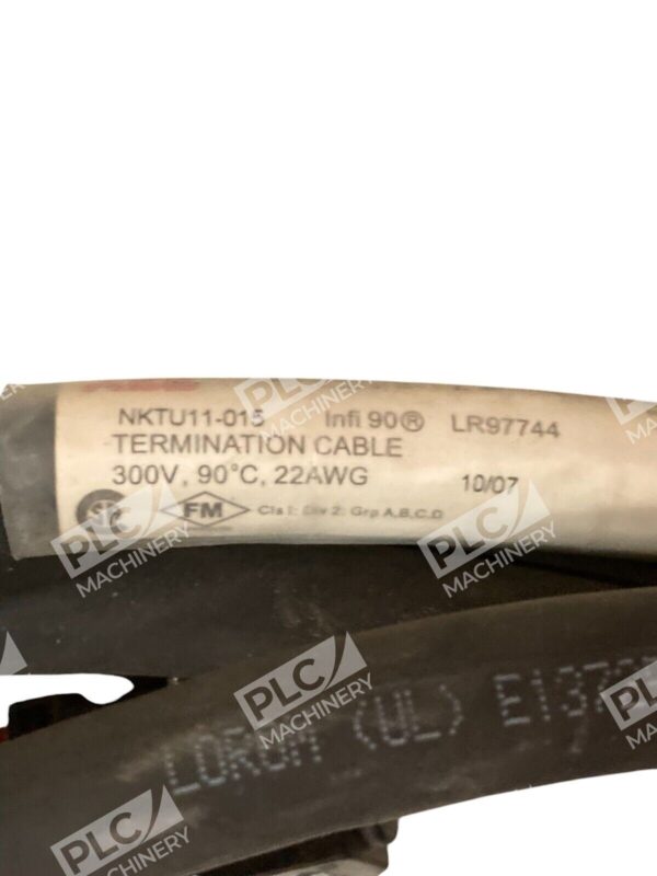 ABB Infi90 LR97744 300V 22AWG 15' Termination Cable NKTU11-015 NKTU11-15 - Image 3
