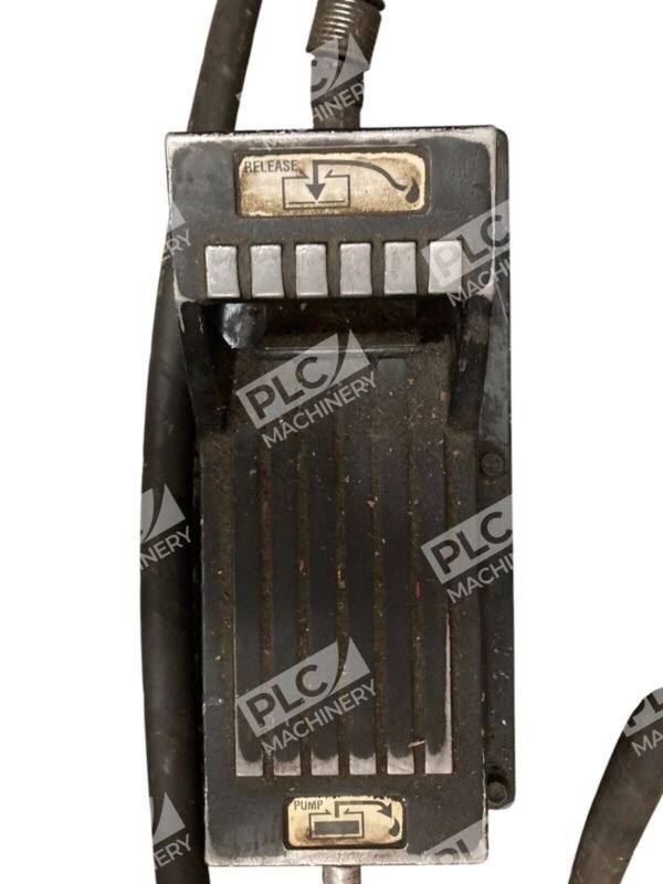 SPX PA6M Air Over Hydraulic Foot Pedal W/ Hoses Model F - Image 2