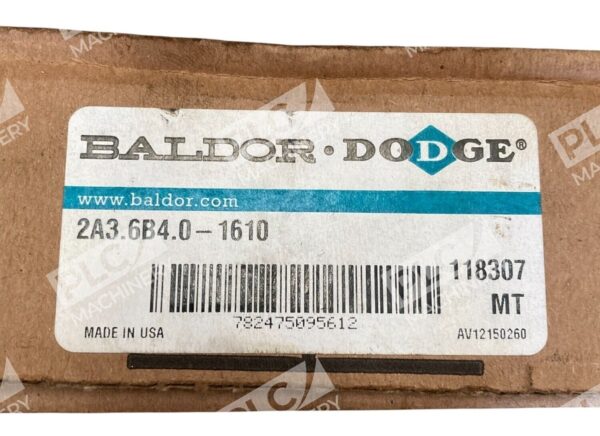 Dodge Baldor 118307 Taper Lock Sheave 2A3.6B4.0-1610 - Image 2