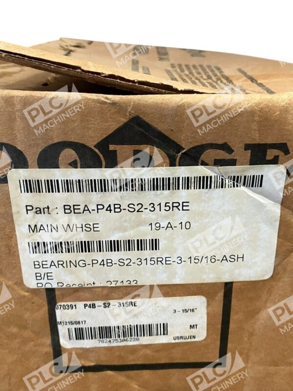 Dodge 3-15/16" P4B-S2-315RE Bearing 070391 - Image 2