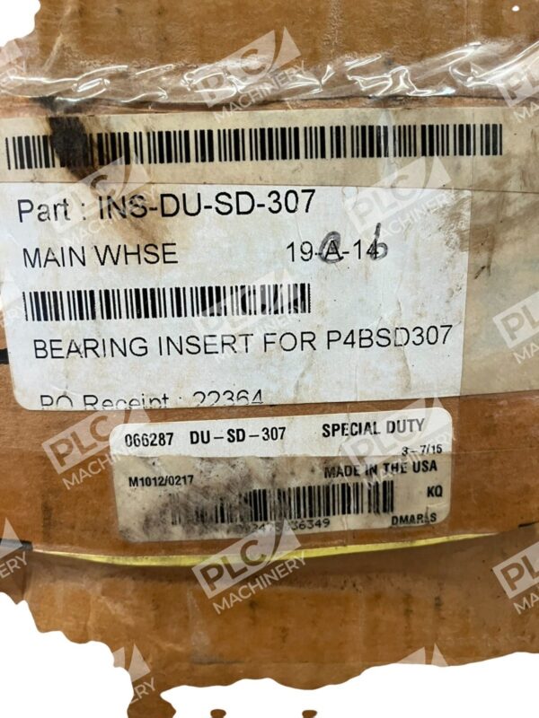 Dodge 3-7/16 Special Duty DU-SD-307 Bearing Insert 066287 - Image 2