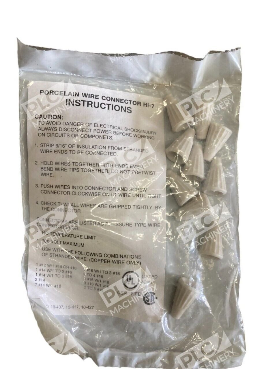 Marrette Porcelain Wire Connector Hi-7 10-417-10PK (lot of 2) - Image 3