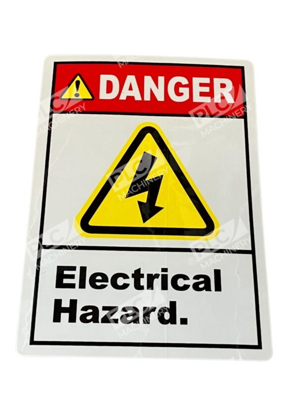 McMaster Carr Danger Electrical Hazard 5891T622 (lot of 5)