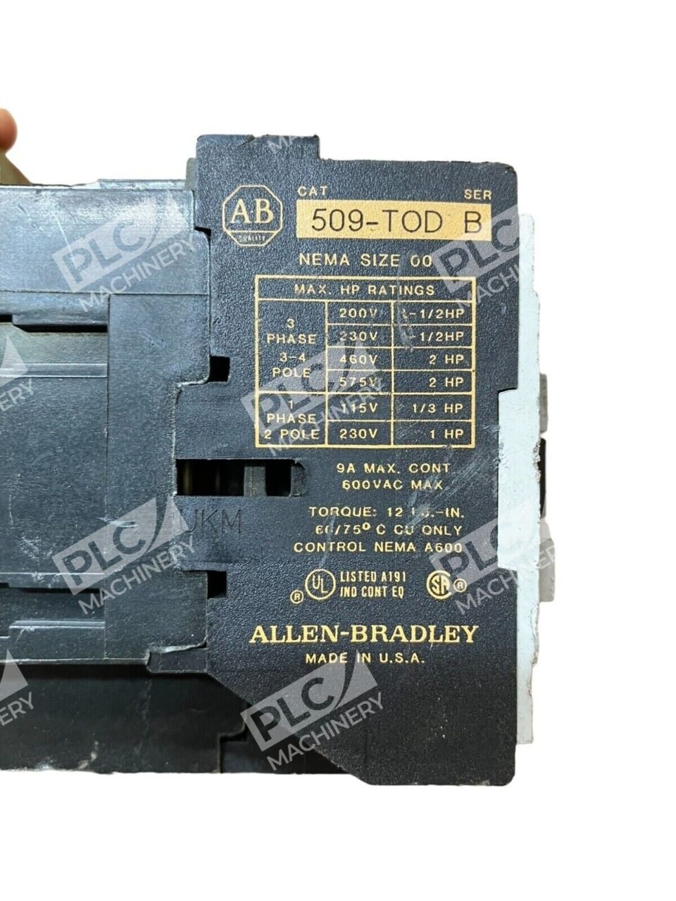 Allen Bradley 509-TOD /B Contactor (lot of 2) - Image 3
