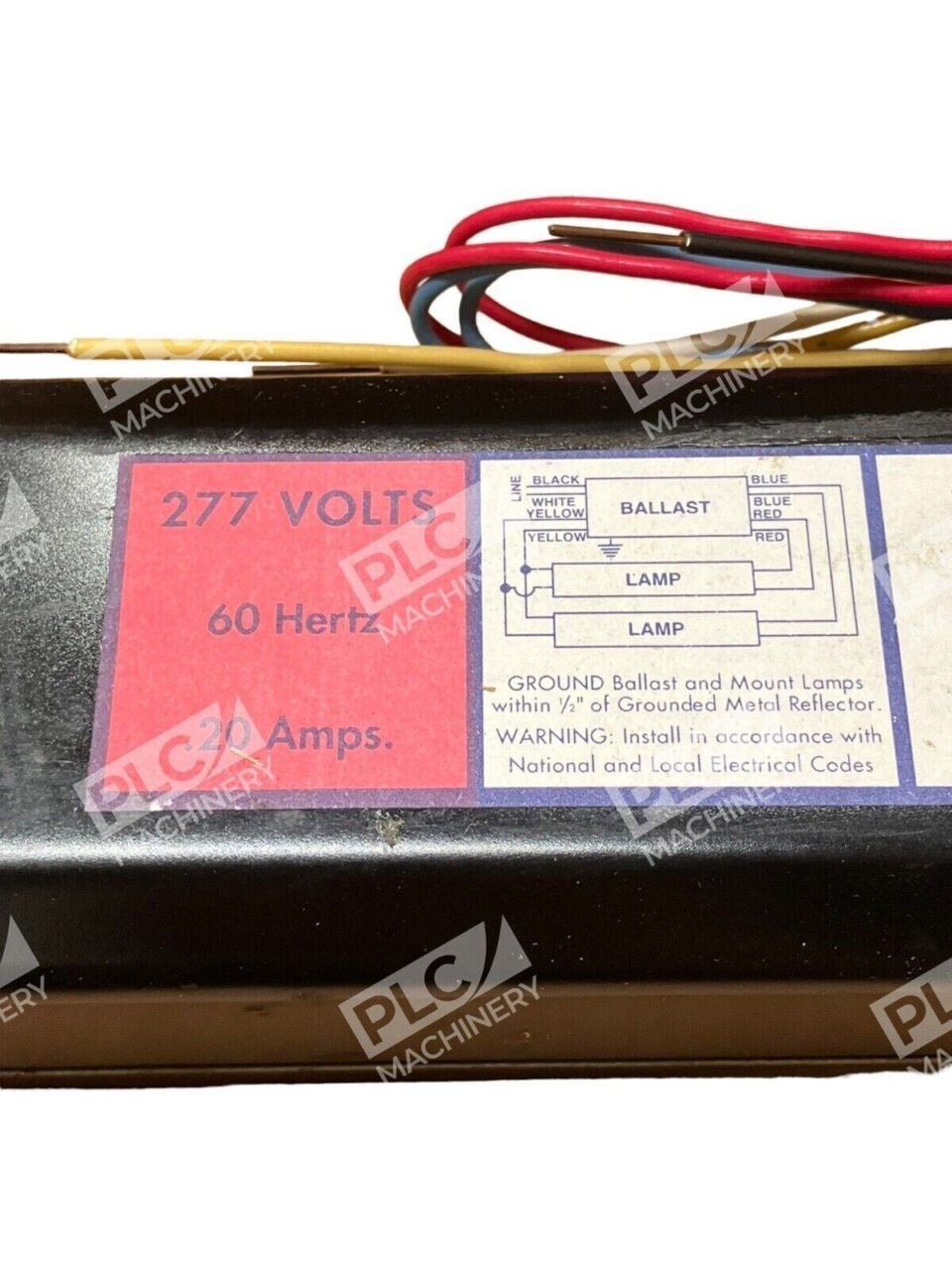 Advance Transformer VM-2SP20-TP Ballast 277V 60Hz 20A (lot of 2) - Image 6
