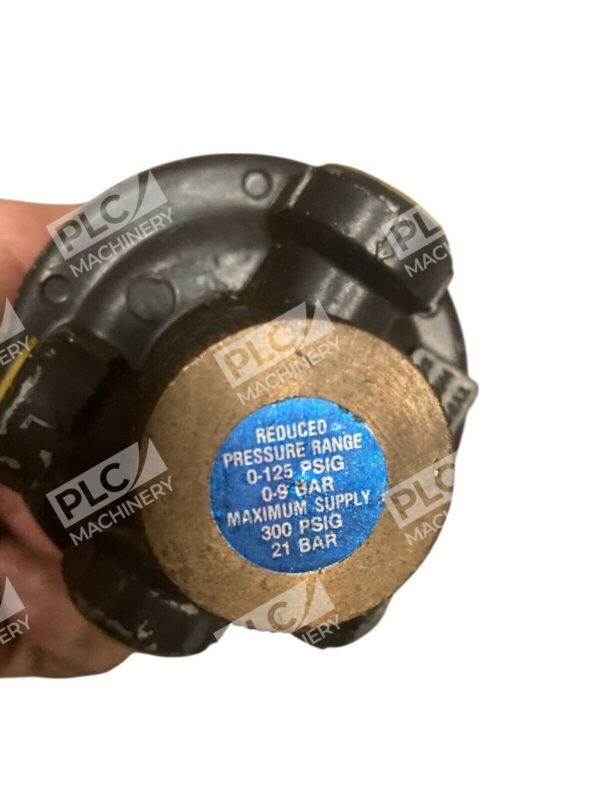 Parker Watts 0-125PSIG 0-9BAR 300PSIG 21BAR Regulator R119-03B - Image 2