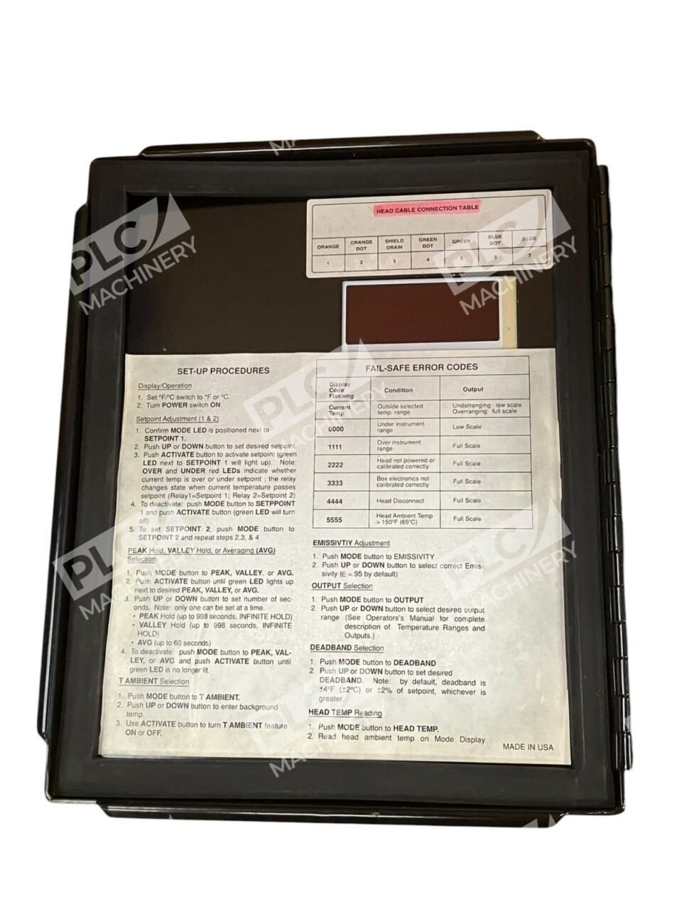 Omega OS1200-LAC-QC-N4-C50 Temperature Controller OS1200 - Image 10