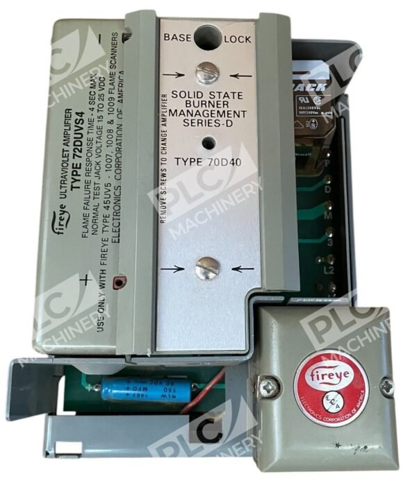 Fireye SS Burner Management Series-D 70D40 Ultraviolet Amplifier 72DUVS4