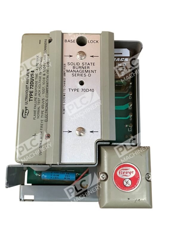 Fireye SS Burner Management Series-D 70D40 Ultraviolet Amplifier 72DUVS4 - Image 2